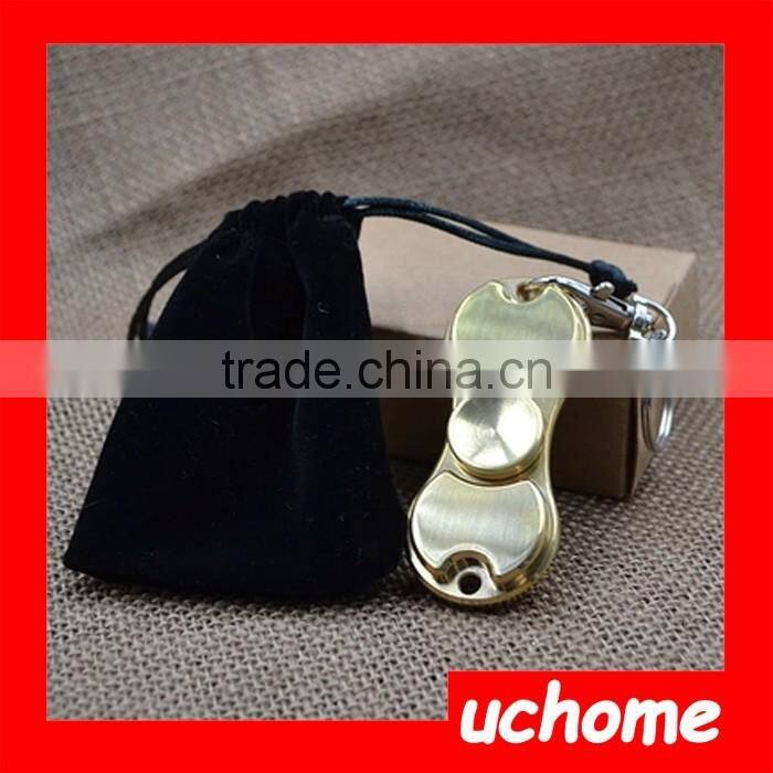 UCHOME 2017 New EDC Toys Hand Spinner Fingertips Spiral Fingers Gyro Torqbar Brass Toys Copper Brass