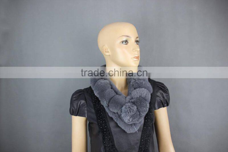 High Quality Knitted Rex-Rabbit Scarf