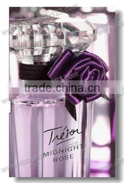 Elastic loop Satin ribbon wine bottle bow tie