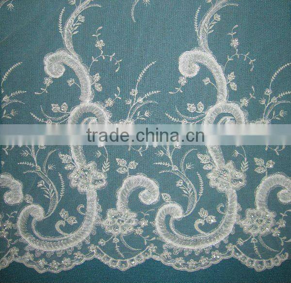 New design lace overlay fabric