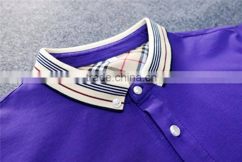2017 latest fashion design polo shirt