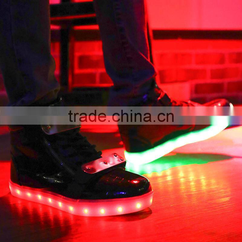 HFR-TS-14-2 factory price high top led ladies shoes