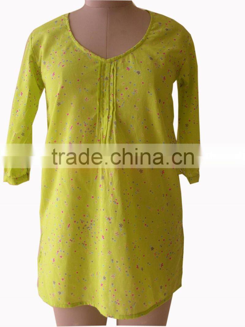 Polka Dot Cotton Tunic