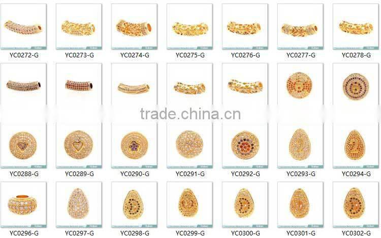 black stone zircon square beads hainon factory provide oem