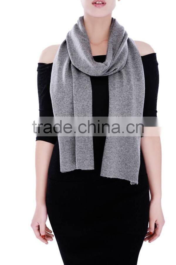 High quality diamond pattern pure cashmere stole shawl scarf
