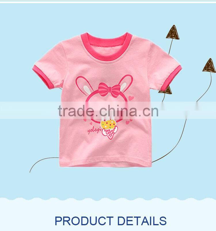 High quality cotton baby short-sleeved T-shirt
