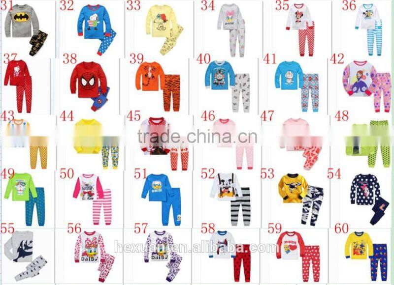 Wholesale Kids Winter Pajama 2 Pcs Set Long Sleeve Childrens26