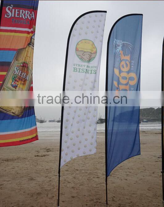 beach feather wind flag