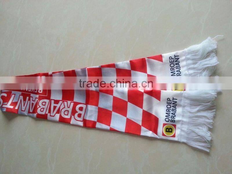 fan satin soccer scarf