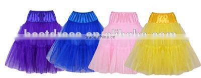 26" 50s Retro Underskirt Swing Vintage Petticoat Fancy Net Skirt Rockabilly Tutu
