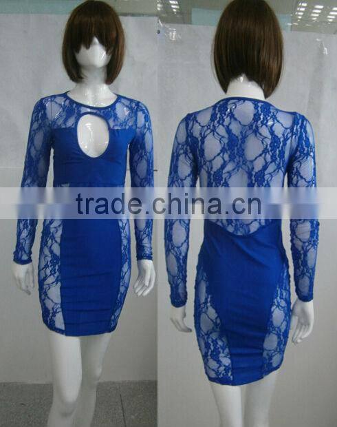 2016 New Sexy Women Ladies Bodycon Short Sleeve Evening Party dress