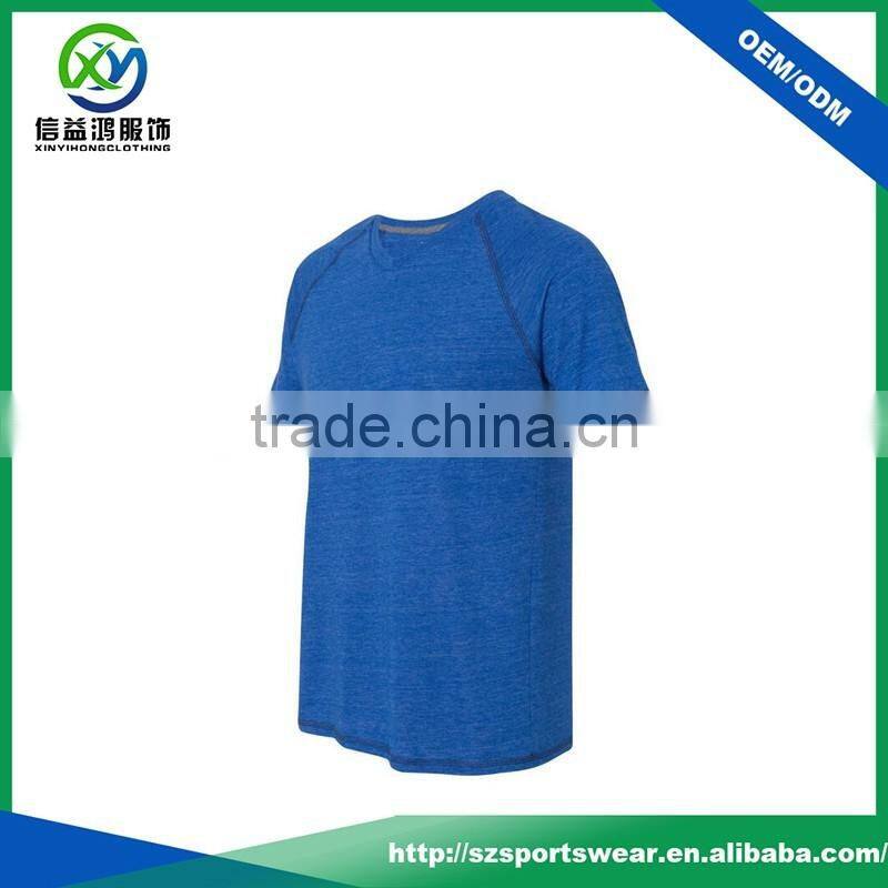 High Quality Colored Cotton With Stretchy V-neck Men's T-Shirt With Your Logo