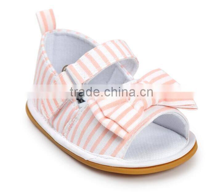 denim baby girl shoes, stripe baby girl shoes