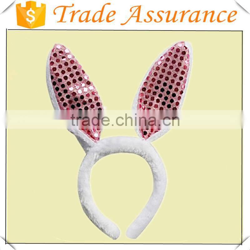 Promotion Cut Bunny ears Headband for girl party rabbit ear headband easter bunny headband