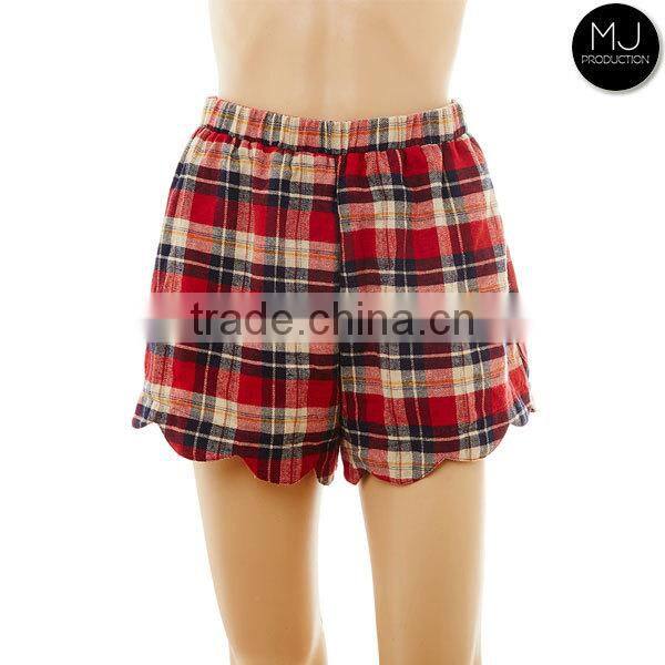 Wholesale Scallop Design Woman Pants And Trousers