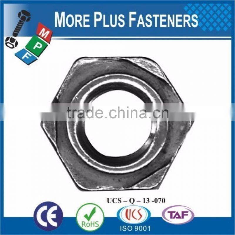 Made in Taiwan DIN 929 Hexagon Weld Nut DIN 929