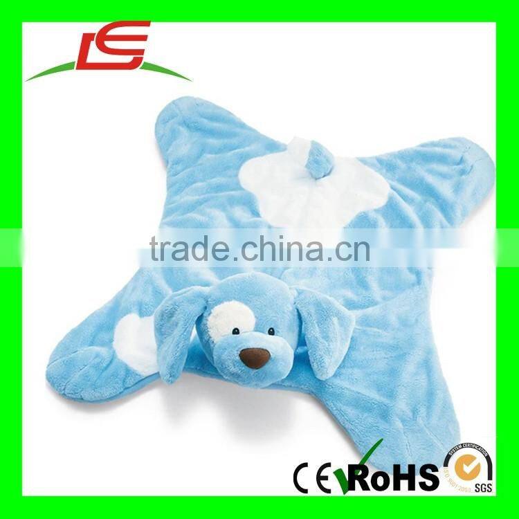 ICTI Good quality Plush Lamb Huggy Buddy Baby Blanket by Gund