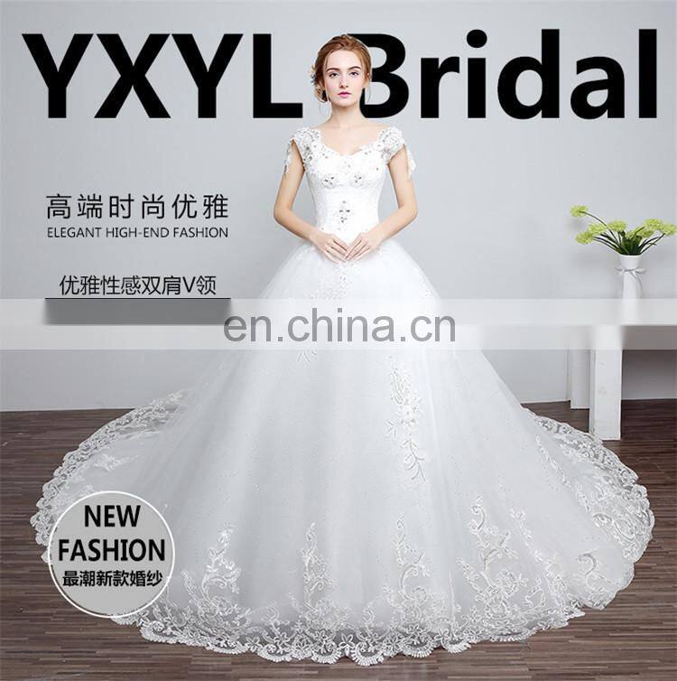 HS1606 Vintage Wedding dress Customized Plus size Beach Mermaid Bridal Gown