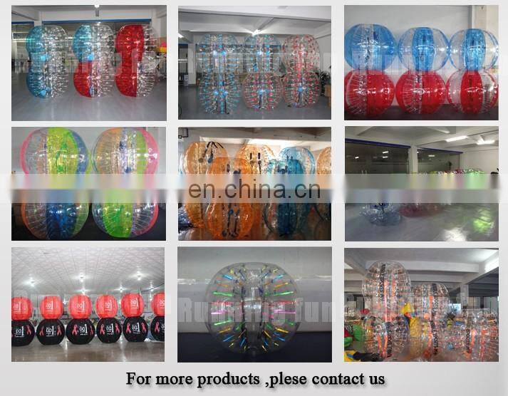 High quality top quality soccer balls/ inflatable bubble / buddy bumper ball for adult