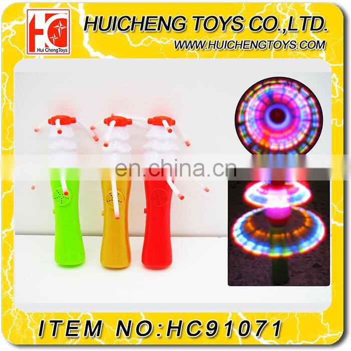 new design glow windmill wonderful color glow windmill with ECO friendly plastic abs material with EN71