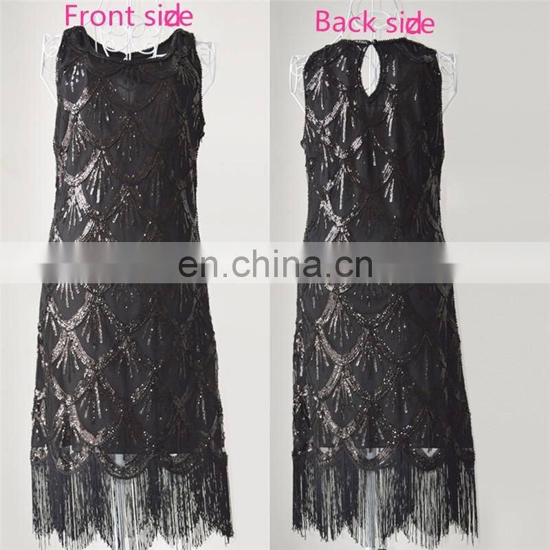 BestDance 1920'S style gatsby vintage look sexy sequins flapper dress OEM