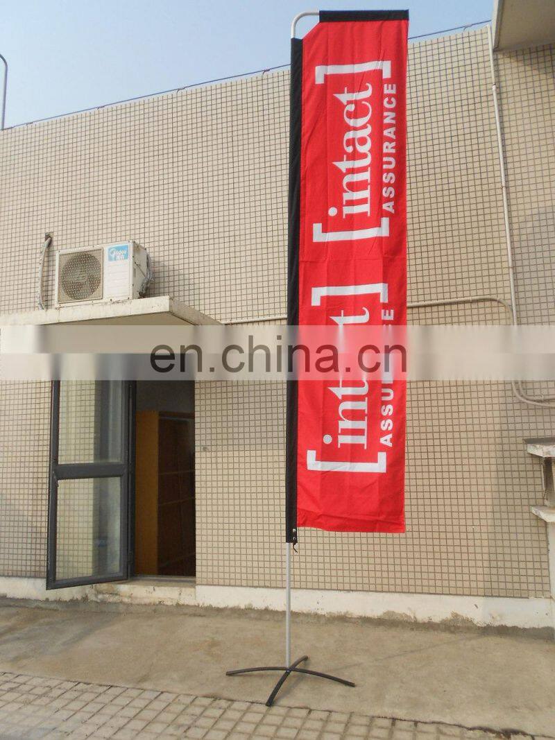 NO MOQ BOTTOM PRICE hotsale outdoor beach flags for advertising
