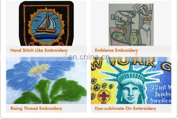 Three Dimensional Embroidery Patch/Badge