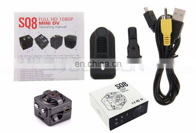 New Style SQ8 1080P Full HD Car Sports IR Night Vision DVR Video Recorder Mini DV Camera For Outdoors Activities