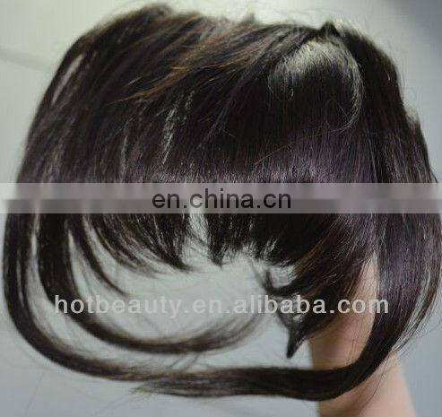 Virgin Remy Hairpiece Fringe Hair Bangs