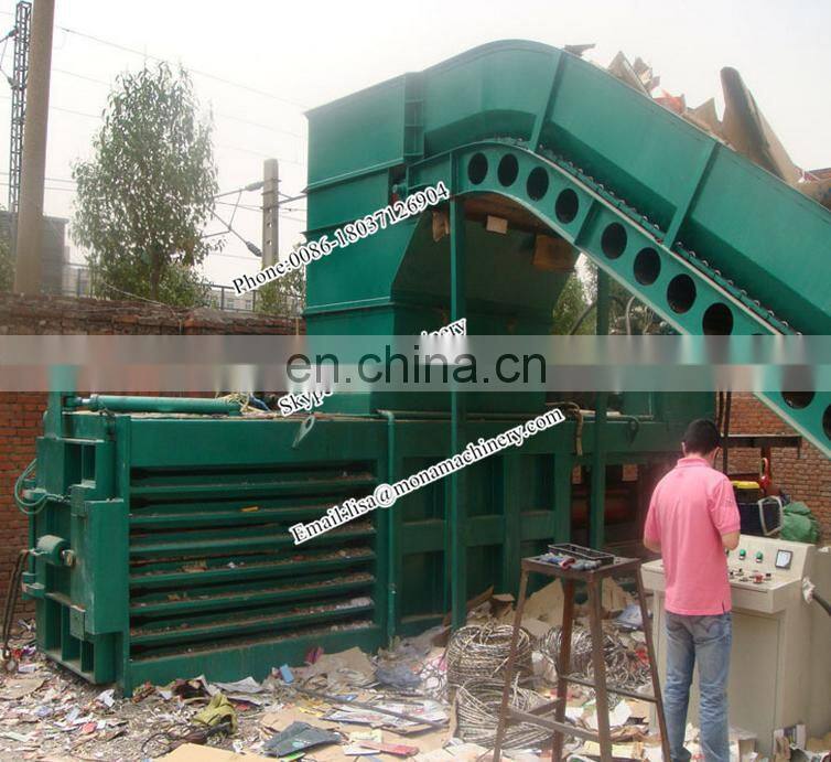 Hydraulic baler for waste Pet Waste Paper Packer For Sale