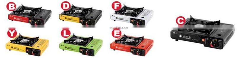camping portable biogas stove with gas cylinder