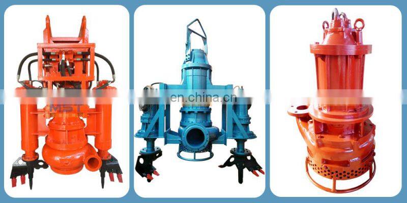 Submersible slurry dredger pump chrome
