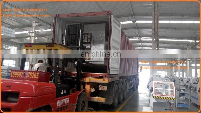 Window door machine CNC Control Double Mitre Saw