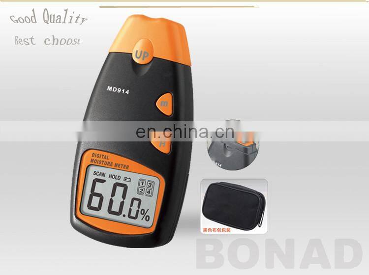 digital wood moisture meter MD912 MD914 with 2 and 4 sensor pins