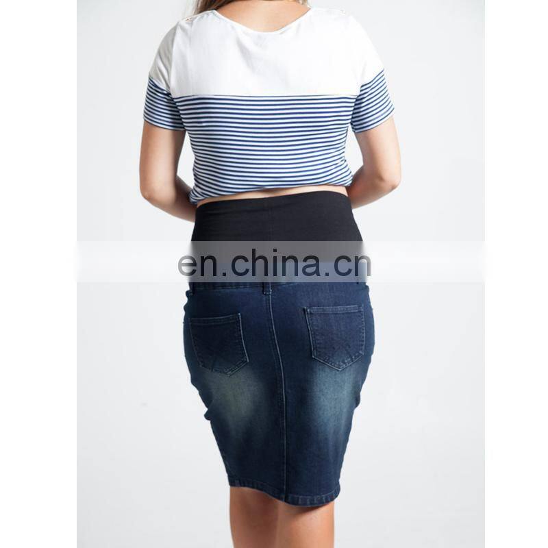 DiZNEW Wholesale Stretch comfortable Maternity jeans pants for women