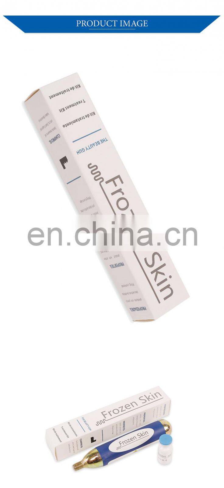 Portable frozen skin CO2 gun for anti-wrinkle machine for facial mesotherapy