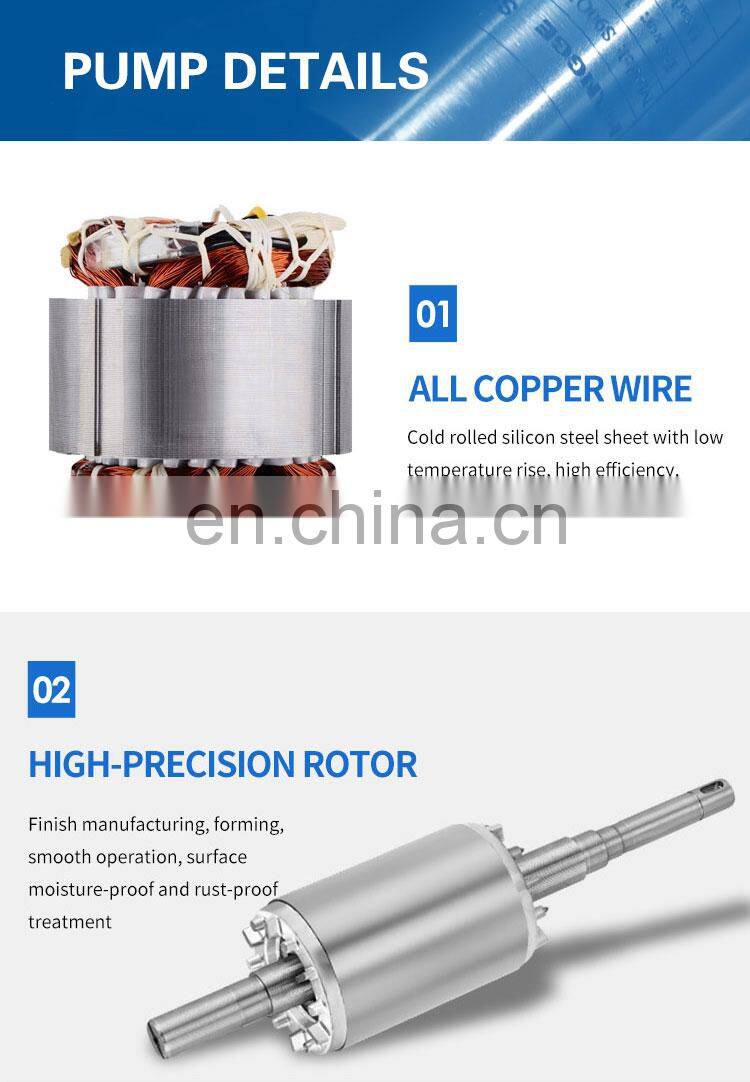 1 inch centrifugal submersible water pump