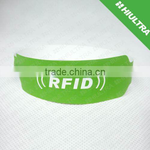 Silicone rfid contactless wristband for water park