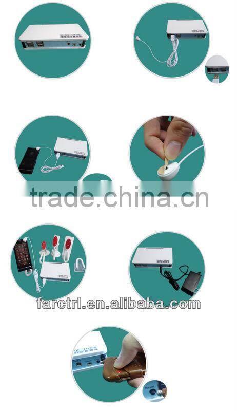 Security Display Alarm Stand With Charge,4 Usb Alarm Hub For Phone Laptop Safer Product