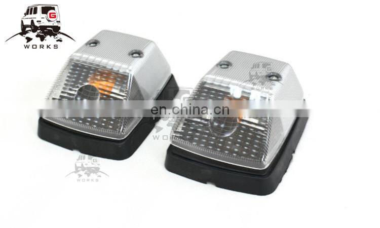 W463 turning signal light fit for G-class W463 G500 G63 G65 all year to M style turning signal light with yellow light