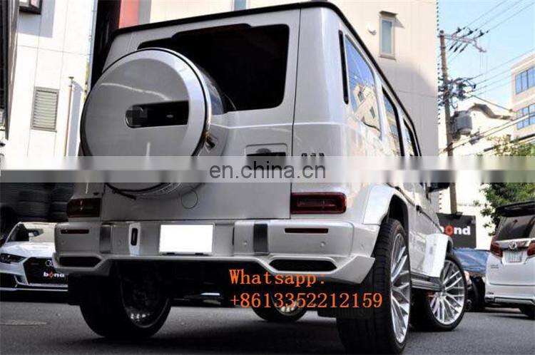 2019 year G CLASS W464 G63 topc style pp material rear diffuser fit for G wagon W463A G63 rear bumper