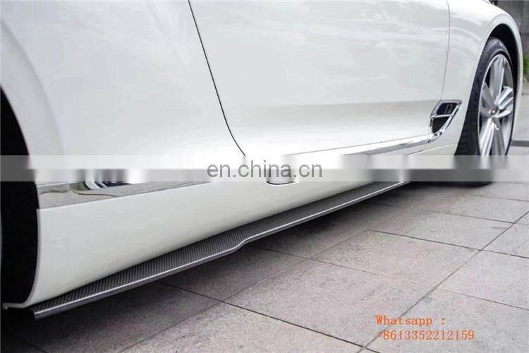 GT (Continental ) 2020y~ 100y anniversary dry carbon car body kit fit for front lip rear diffuser side skirt and rear wing