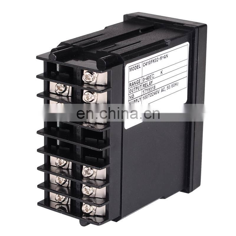 Digital PID Temp Controller REX-C410 48*96mm Horizontal, Input thermocouple K Relay Output for heat Temperature Controller