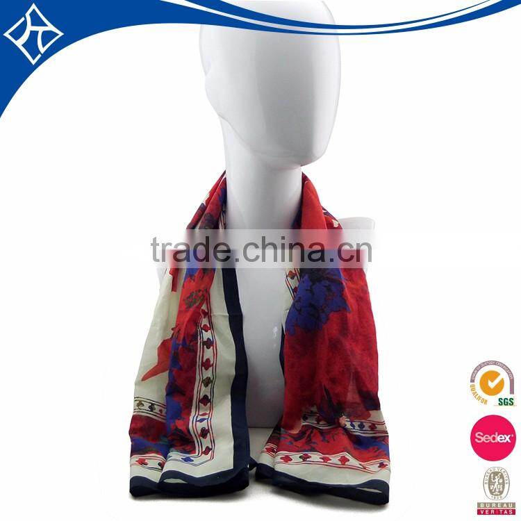 wholesale 100% pure custom print silk square scarf