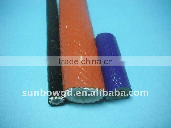 High temperature glass fiber braided protectional fire tube