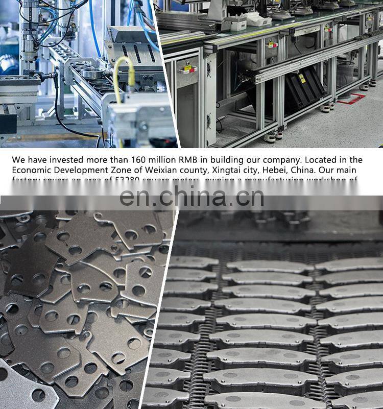 Auto parts market brake pad in guangzhou for Grandis/Galant/Outlander/Soveran/Lancer EX/Peugeot4008/SEBRING