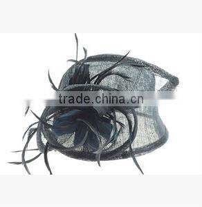 High Quality Church Hat Made of Sinamay Material Sinamay Hat