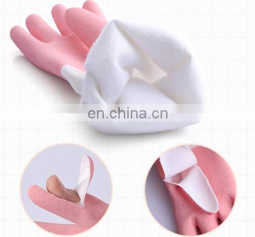 Wholesale High Quality Woman Pink Long Cuff PVC Kitchen dishwashing Household Gloves