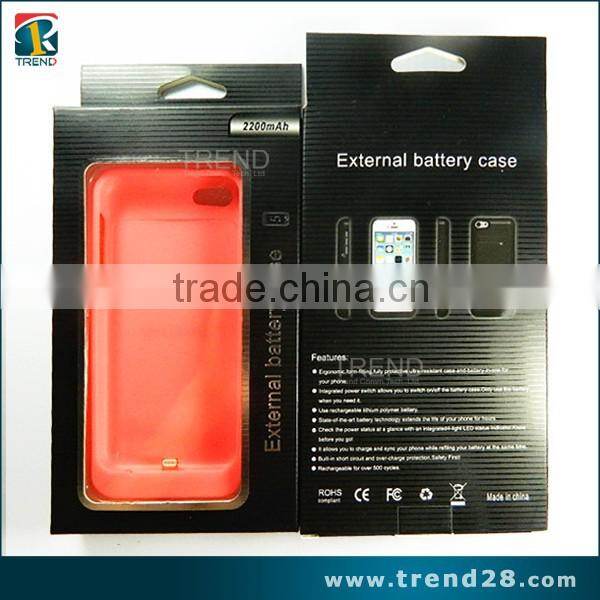 2200mAh external power bank for iPhone 5c