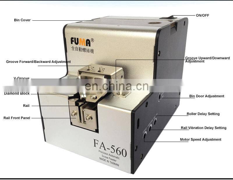 1.0-5.0mm AC100-240V FA-560 Automatic Screw Feeder Machine Conveyor Screw Arrangement Machine